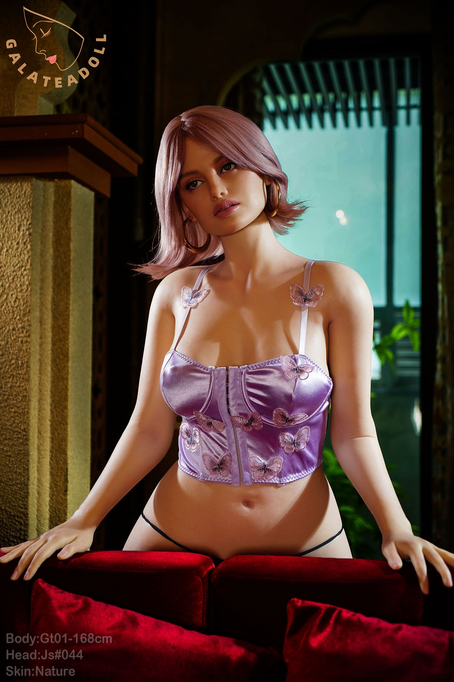 162cm/ D-cup White Skin Blond Full Silicone Sex Doll