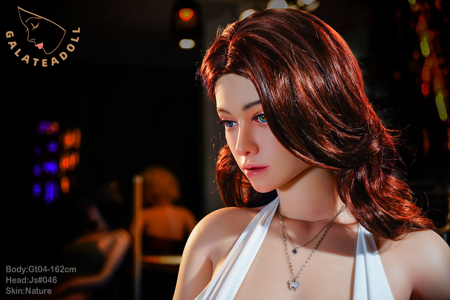 163cm/ E-cup White Skin Blond Full Silicone Sex Doll